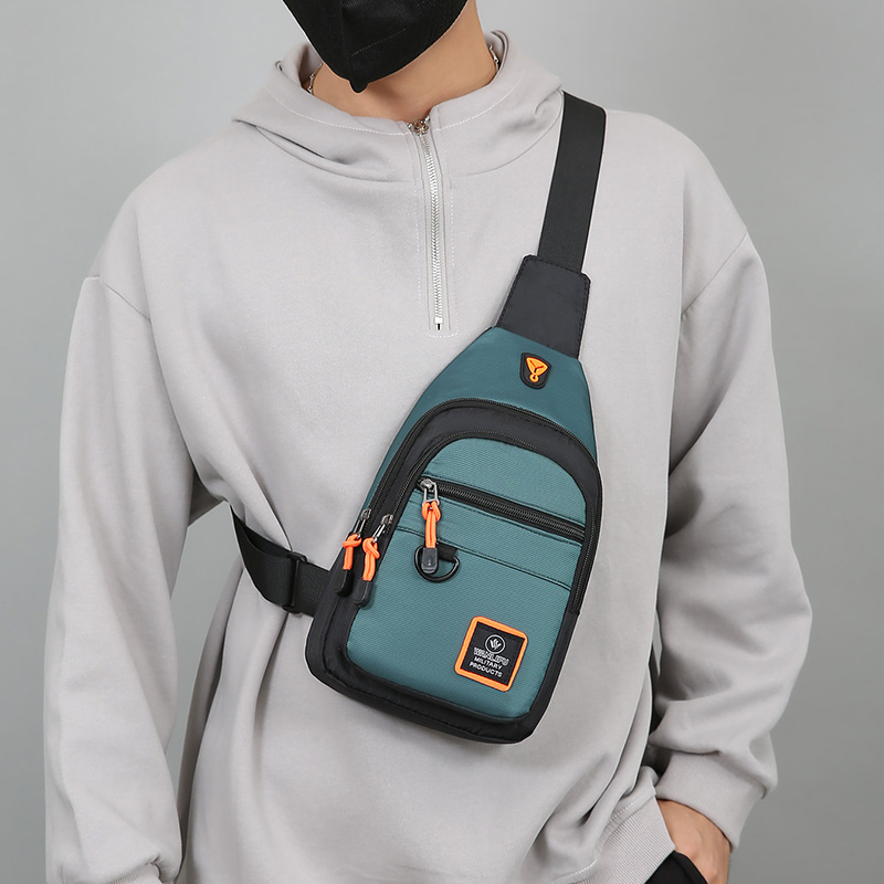 Sack Race Bag - 캐주얼 남자 가슴 가방 나일론 작은