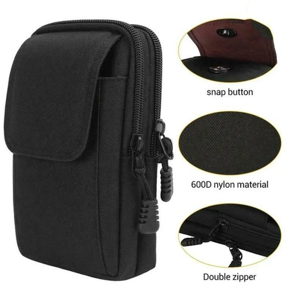Sack Race Bag - 남성용 전술용 몰리(MOLLE) 벨트 허리 가방,