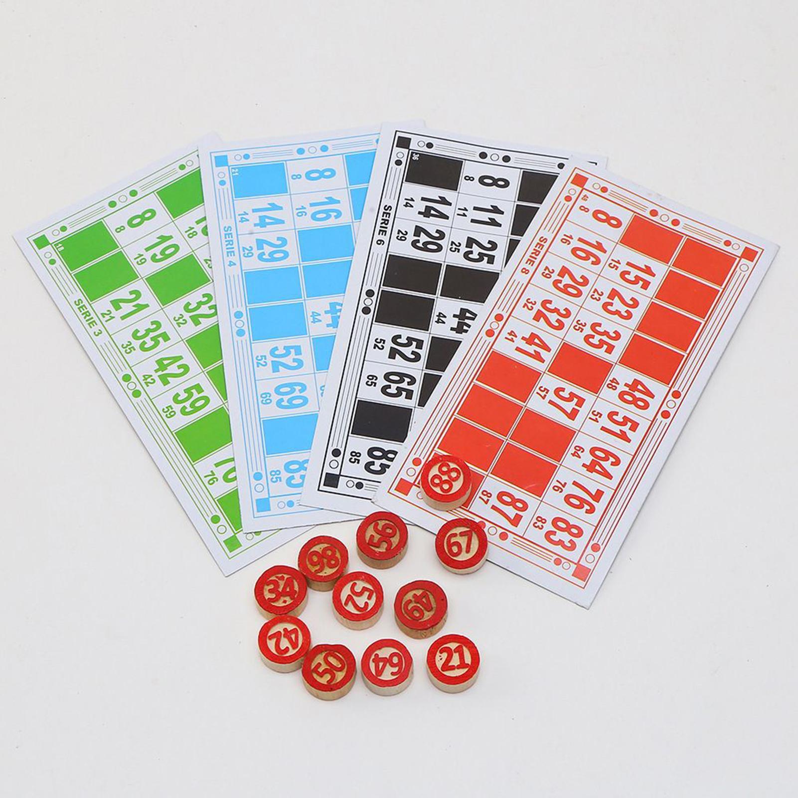 Party Games For Large Groups - 빙고 세트 재미있는 교육용 인터랙티브 빈티지