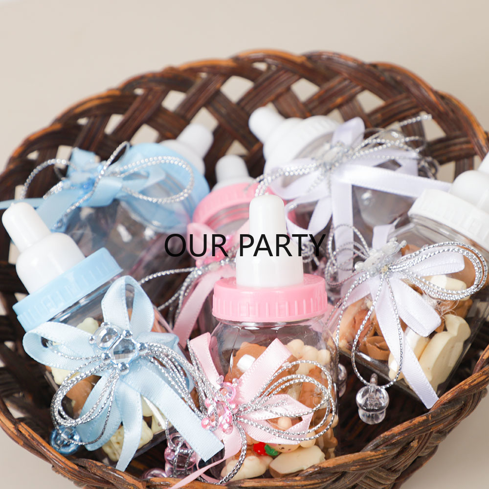 활 포함 플라스틱 수유 병 곰 사탕 상자, 베이비 샤워 - Party Games Baby Shower 리뷰 및 가격