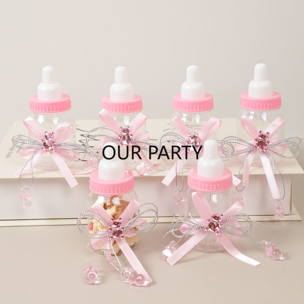 활 포함 플라스틱 수유 병 곰 사탕 상자, 베이비 샤워 - Party Games Baby Shower 리뷰 및 가격
