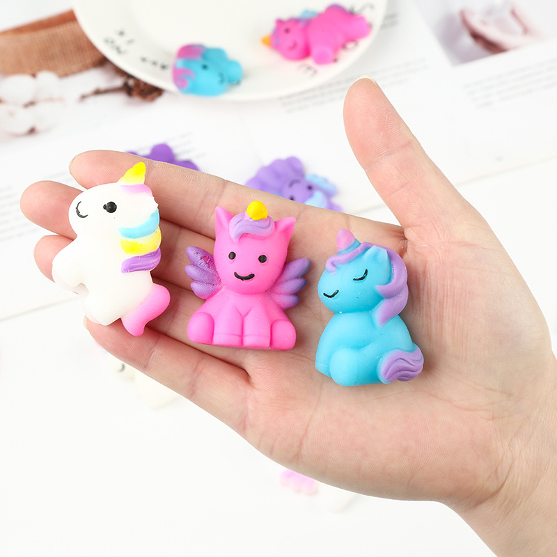 10Pcs 유니콘 압착 장난감 어린이 생일 파티 호의  - Party Games Baby Shower 리뷰 및 가격