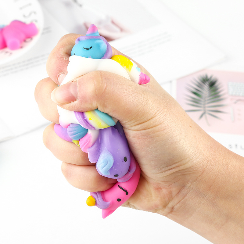 10Pcs 유니콘 압착 장난감 어린이 생일 파티 호의  - Party Games Baby Shower 리뷰 및 가격