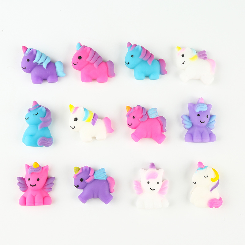 10Pcs 유니콘 압착 장난감 어린이 생일 파티 호의  - Party Games Baby Shower 리뷰 및 가격