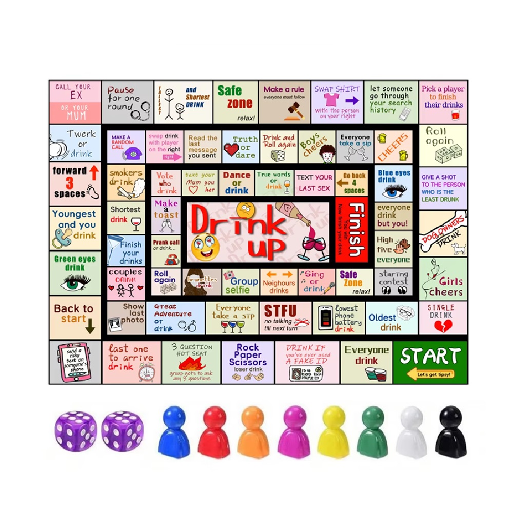 새로운 커플 체스판 성인 파티 음주 게임 보드, 보드  - Party Games Graduation Ideas 리뷰 및 가격