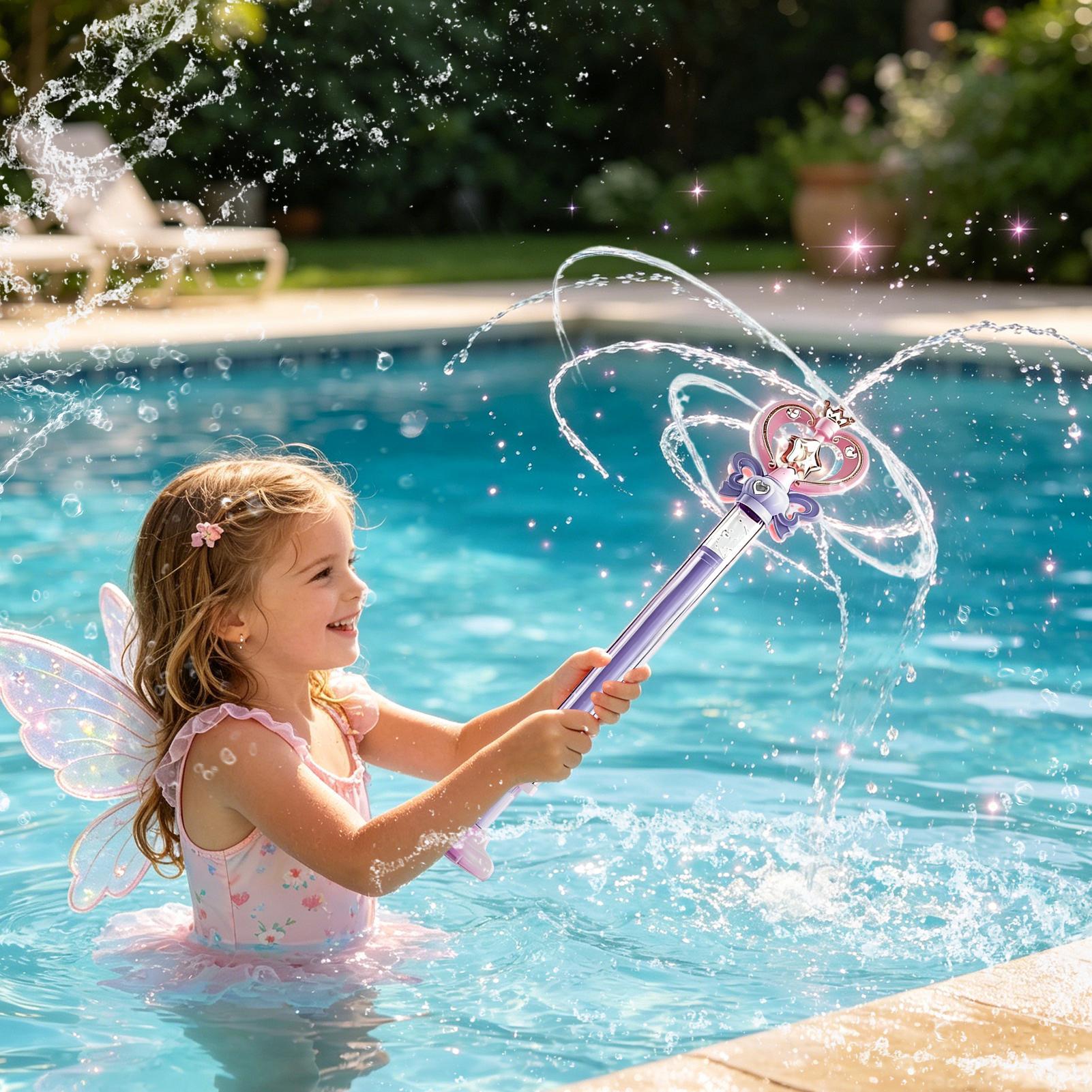 워터 소커 페어리 완드 디자인 풀아웃 여름 게임 어린이 - Party Games Kids Outdoor 리뷰 및 가격