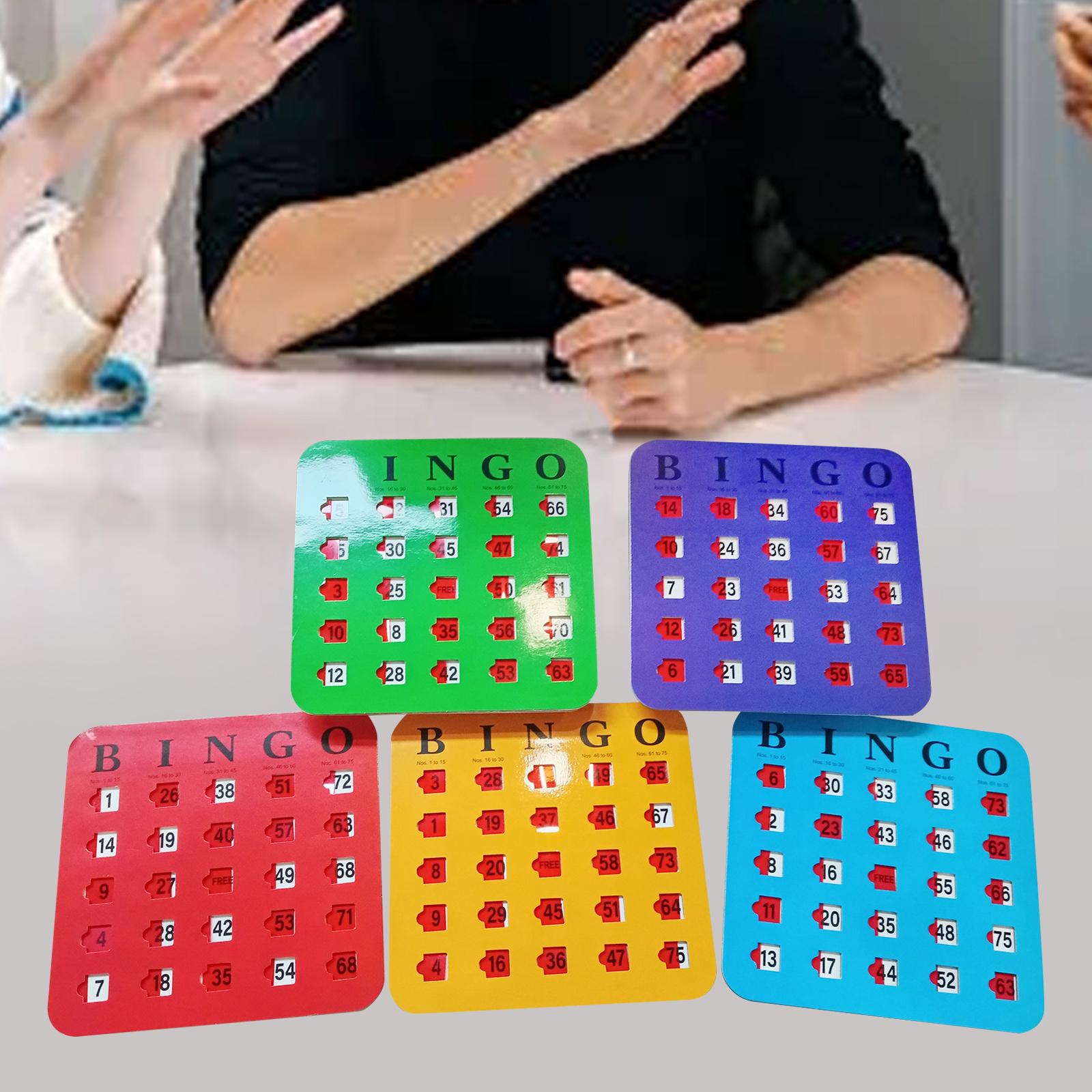 5개 대형 인쇄 빙고 카드보드 읽기 쉬운 파티 게임 재 - Party Games For Large Groups 리뷰 및 가격