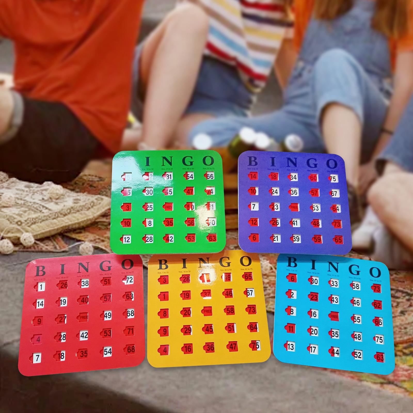 5개 대형 인쇄 빙고 카드보드 읽기 쉬운 파티 게임 재 - Party Games For Large Groups 리뷰 및 가격
